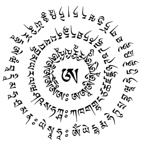 sanskrit letters mantra chain